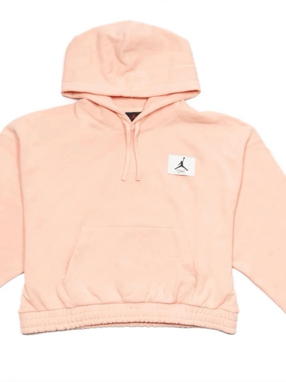 Women’s XS Jordan cropped hoodie peachy pink, new without tags - perfect cond